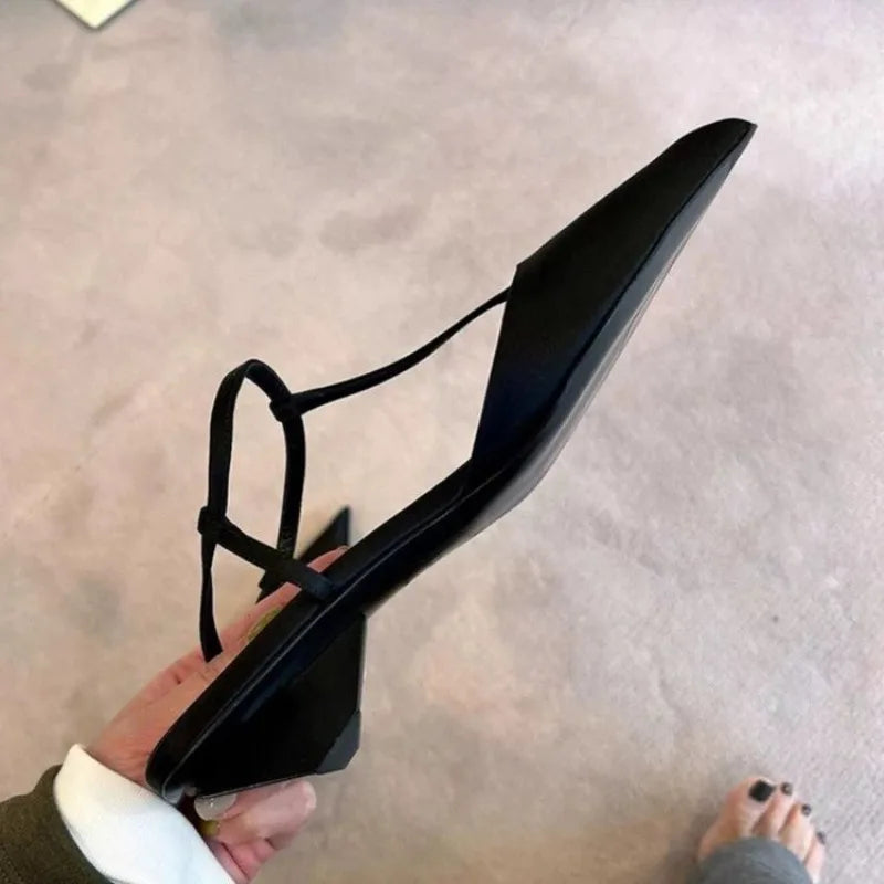 Women’s Pointed-Toe Low Heel Sandals