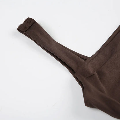 New Women Tank Tops Summer Solid Sexy Backless Streetwear Casual Slim Sleeveless Camisole Fashion Folds Tank Tops Lady Clothing