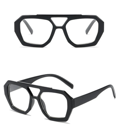 Unisex Vintage Square Sunglasses