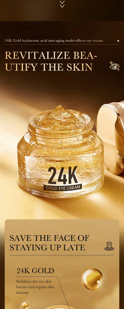24K Gold Hyaluronic Eye Cream