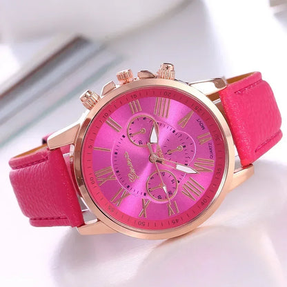 Women’s Luxury Leather Quartz Watch