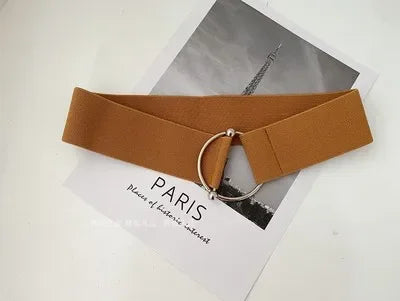 Women’s Black Elastic Waist Belt