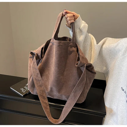 Women’s Suede Tote Bag