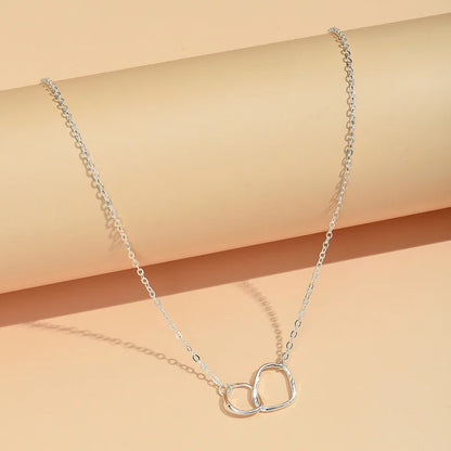 Women’s Geometric Round Necklace