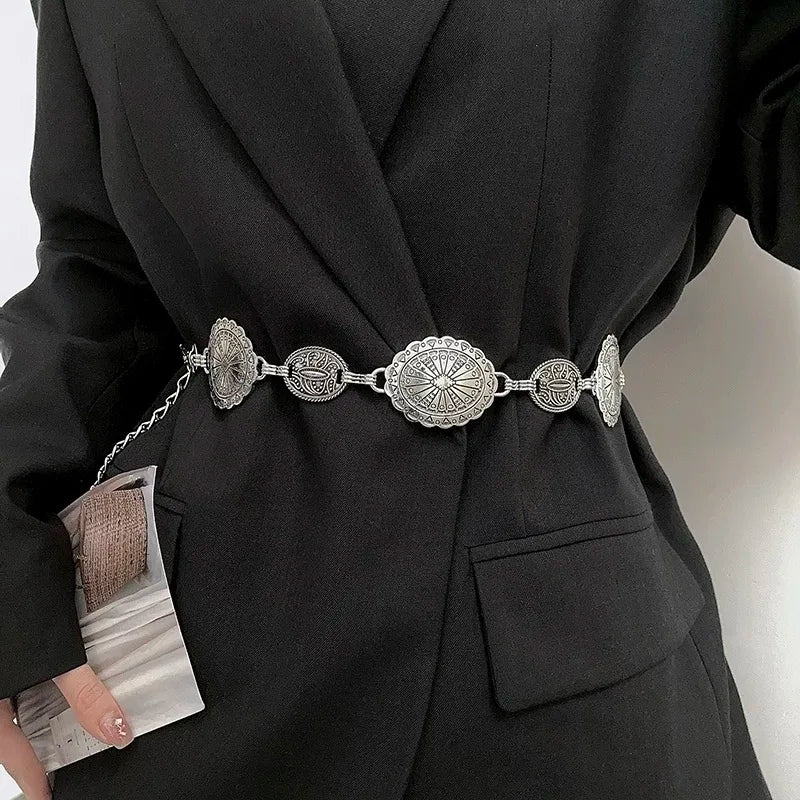 Women’s 2024 Decorative Waist Chain Belt