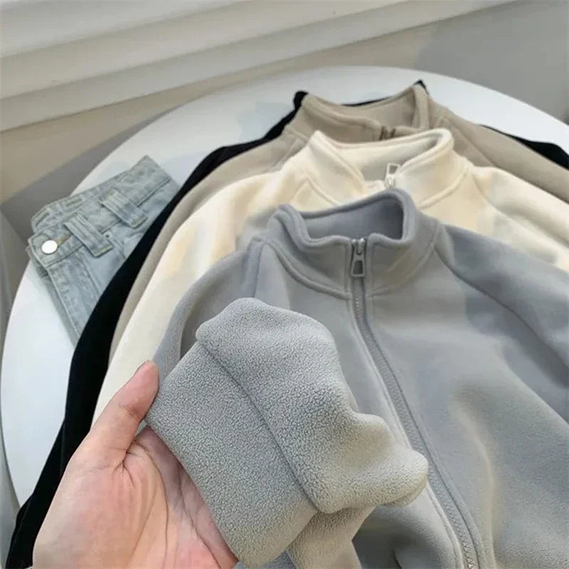 Women’s Black Single-Button Blazer – Loose Fit Office & Streetwear.