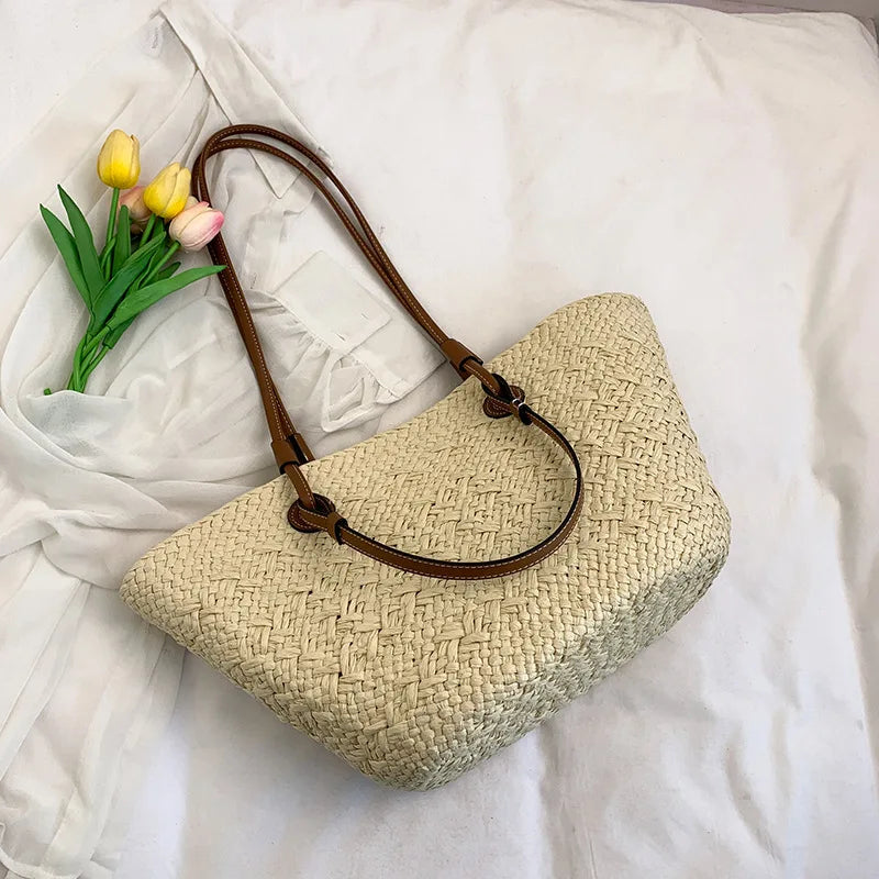 Women’s Handmade Woven Straw Tote