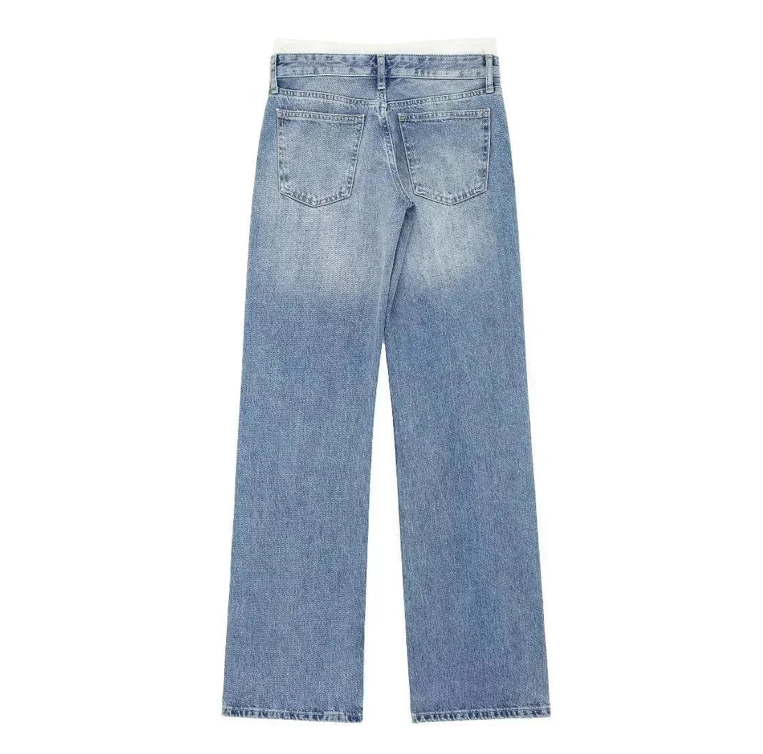 Women’s High-Waist Straight-Leg Jeans