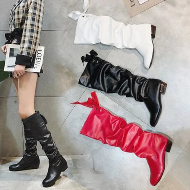 Women’s Knee-High Leather Boots