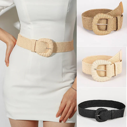 100cm Women’s Braided Woven Belt