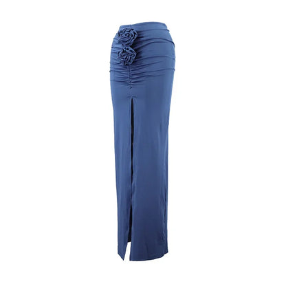 Women’s High-Waist Split Skirt – Summer Streetwear