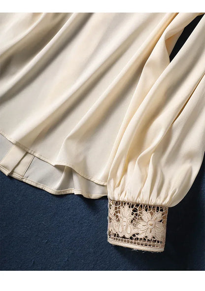 New arrived blouses for women Fashion elegan embroidery ladies shirts Button-Down Tops