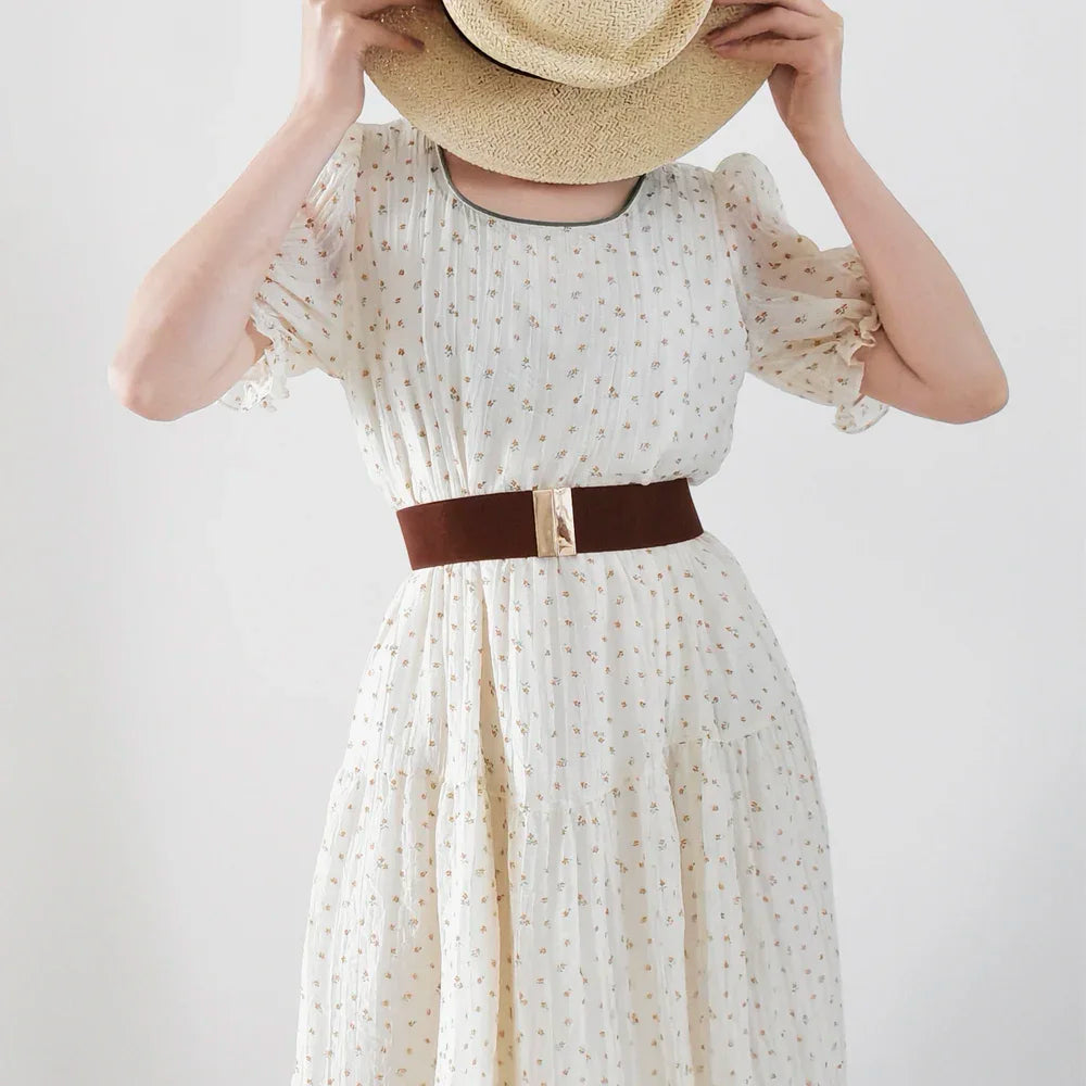 Women’s High-Quality Black Elastic Belt