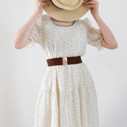 Women’s High-Quality Black Elastic Belt