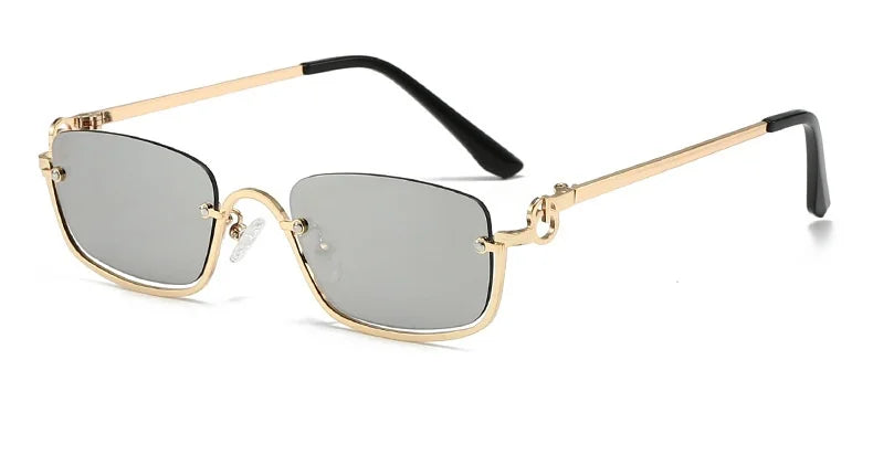 Women’s Half Frame Square Sunglasses