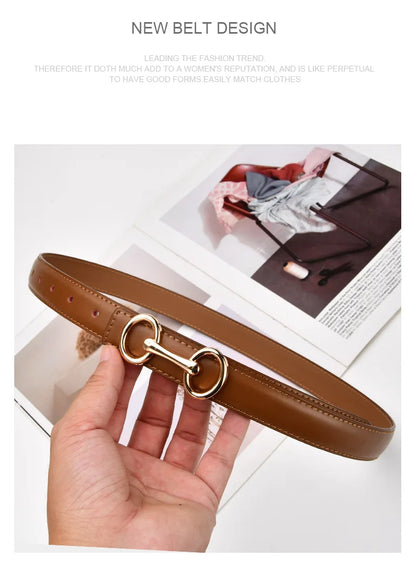 Women’s Leather Belt – 2.4 cm