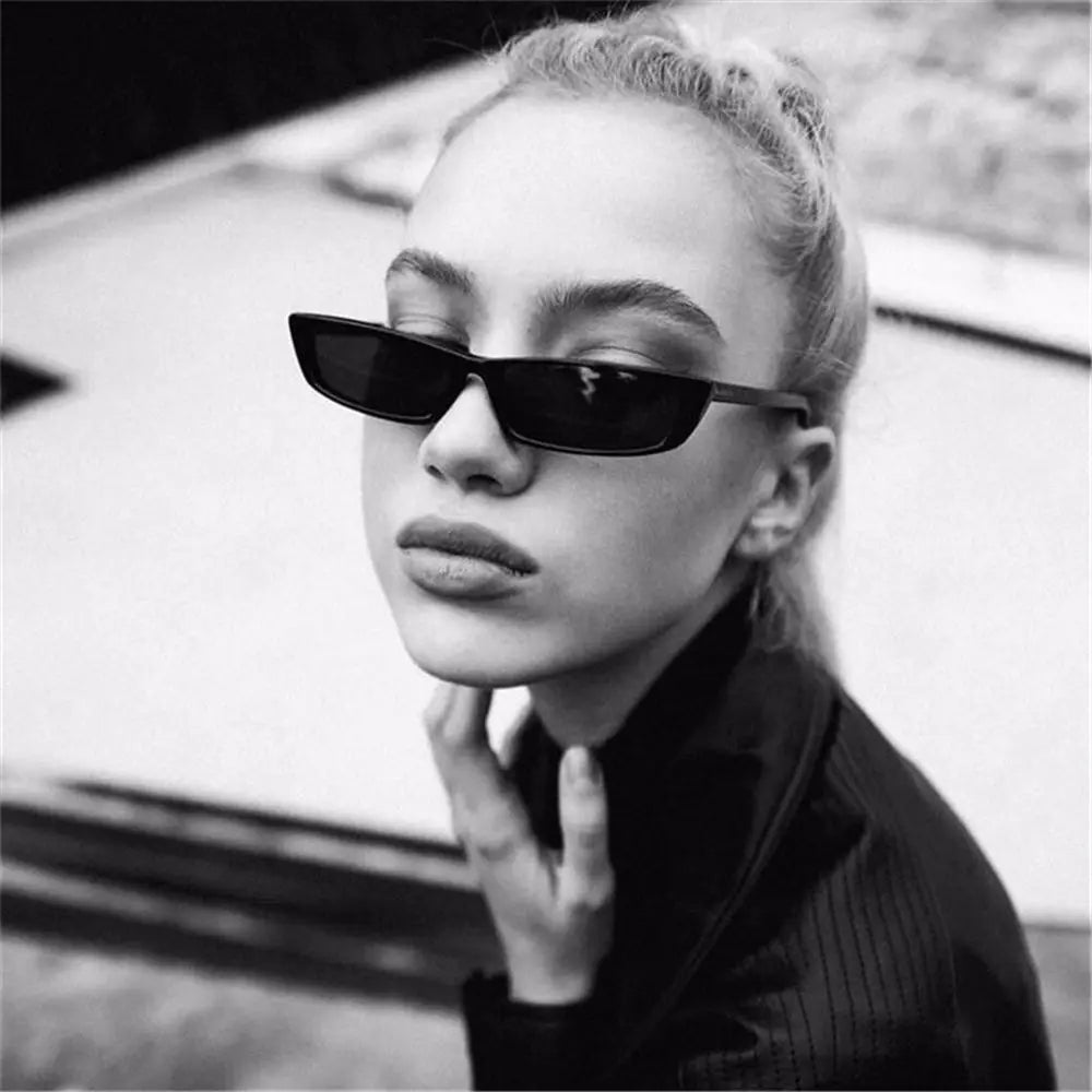 Women’s Retro Small Rectangle Sunglasses