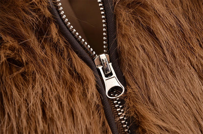 Women’s Plush Lapel Jacket