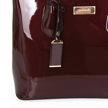 Women’s Patent Leather Shoulder Tote