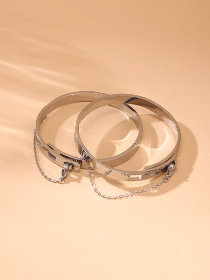 Women’s Gold Plated Stainless Steel Bangle