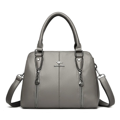 Women’s Luxury Leather Tote – Designer Large Shoulder Bag