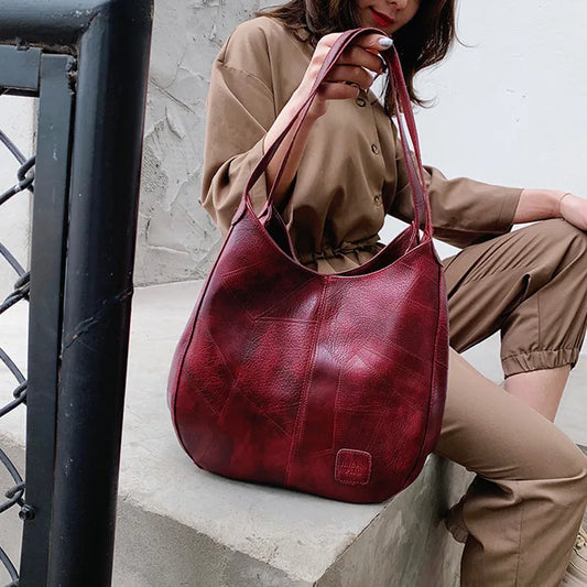 Women’s Vintage Luxury Leather Handbag