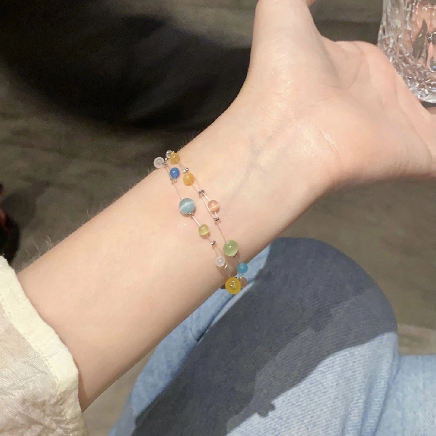 Women’s Handmade Colorful Beaded Bracelet