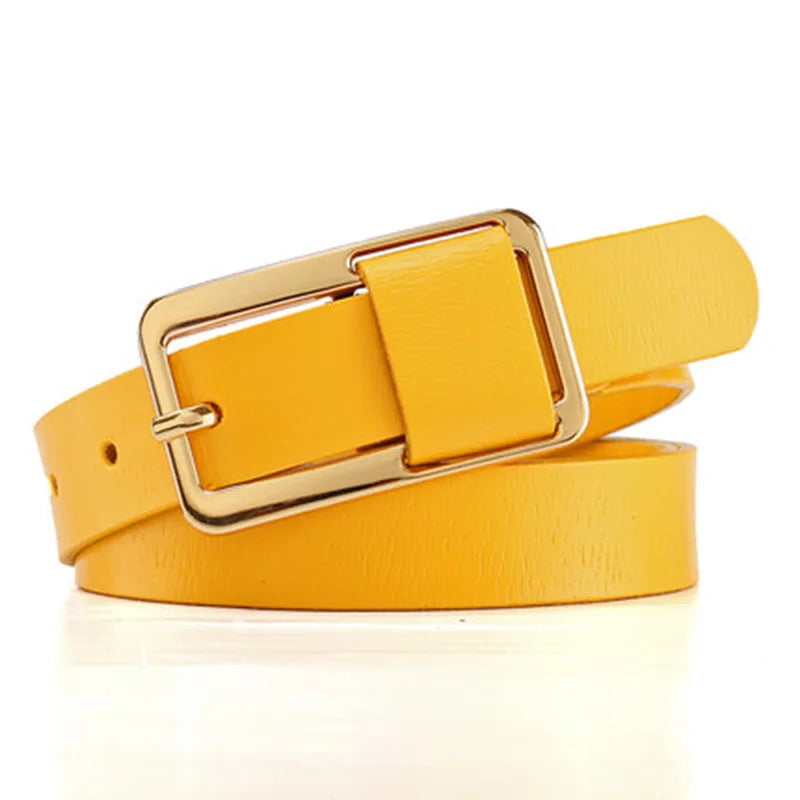 Women’s Wide Leather Waist Belt