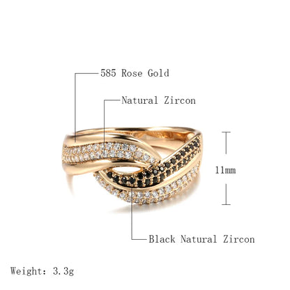 Women’s 18K Rose Gold Luxury Wedding Ring