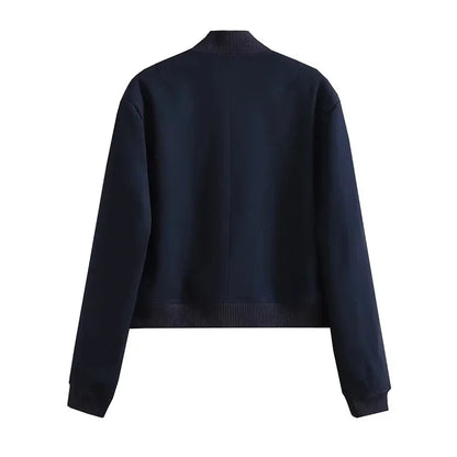 Women’s White Bomber Jacket