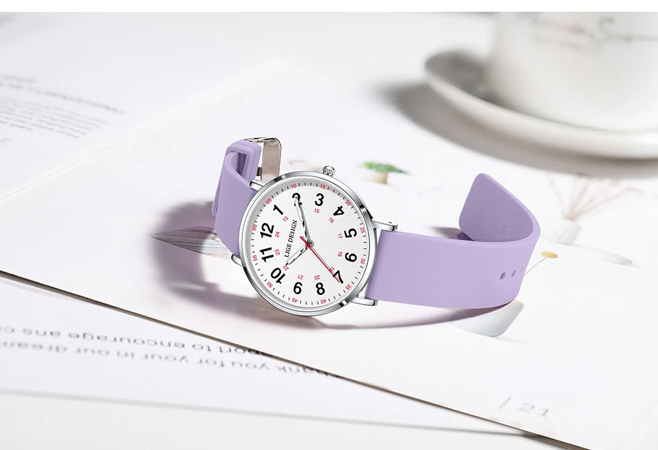 LIGE Women’s Waterproof Quartz Watch