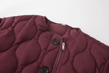 Autumn Women’s Loose O-Neck Jacket