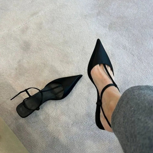 Women’s Pointed-Toe Low Heel Sandals