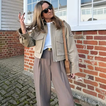 Women’s Turn-Down Collar Jacket