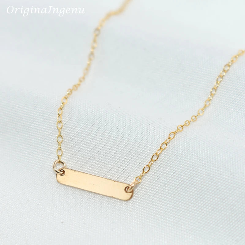 Handmade Gold-Filled Bar Bracelet