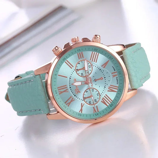 Women’s Luxury Leather Quartz Watch