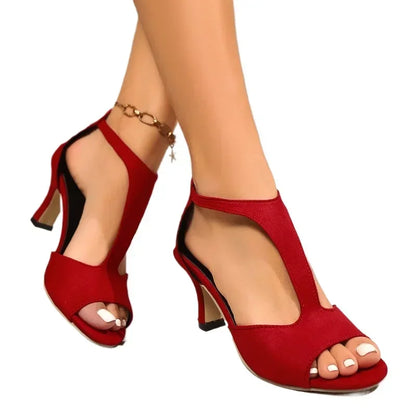 Women’s Peep-Toe Heeled Sandals