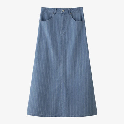 AS 2025 pinstripe denim skirt fashion woman clothes lady wear