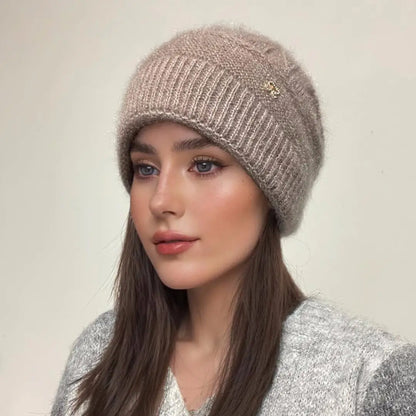 Women’s Winter Double-Layer Knit Hat