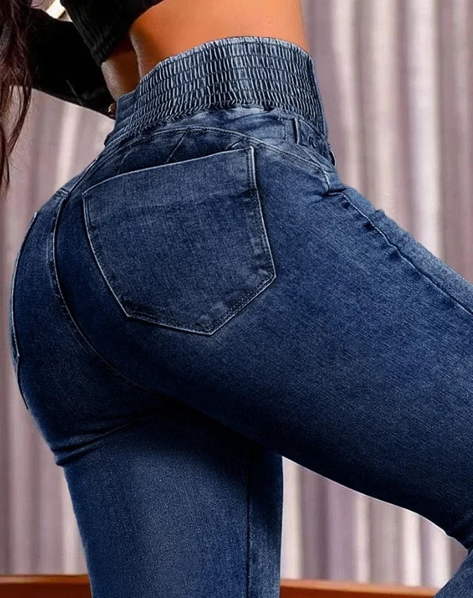 Women’s High-Waist Casual Jeans