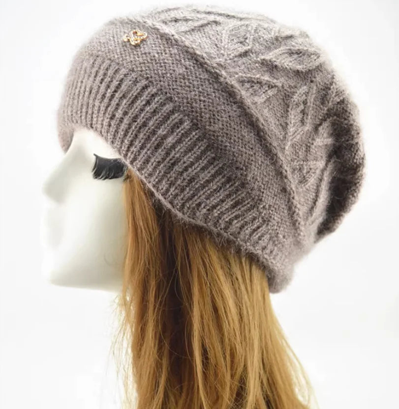 Women’s Winter Double-Layer Knit Hat
