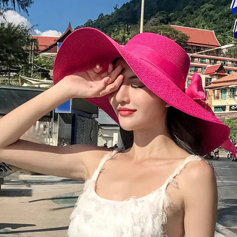 Women’s Foldable Straw Sun Hat