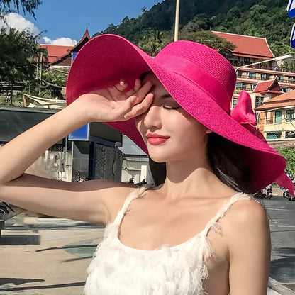 Women’s Foldable Straw Sun Hat