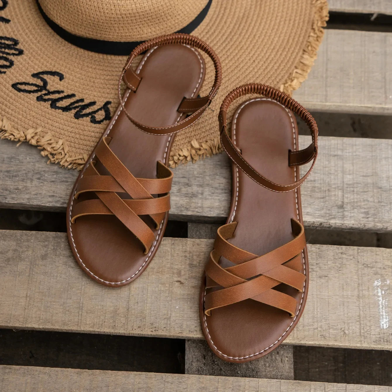 Women’s Flat Roman Sandals