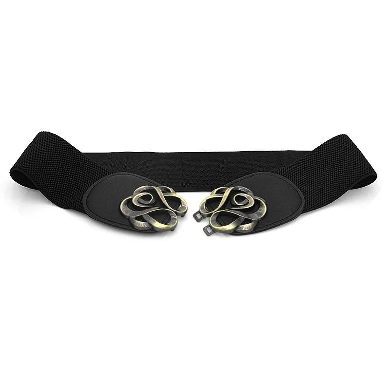 Women’s Elastic Waist Belt – Simple Fashion Buckle