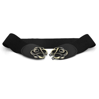 Women’s Elastic Waist Belt – Simple Fashion Buckle
