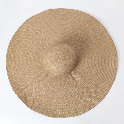Women’s Oversized UV Protection Straw Hat