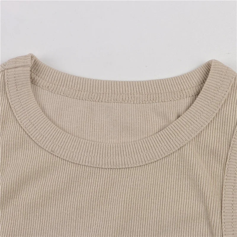 Tank Tops Women Yellow Casual Vest Sleeveless Camis Shoulder Women's Tank Top Ribbed Knitted Tops Summer Woman Shirts Tank Top