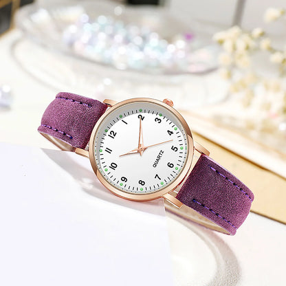 Women’s Luxury Leather Strap Quartz Watch