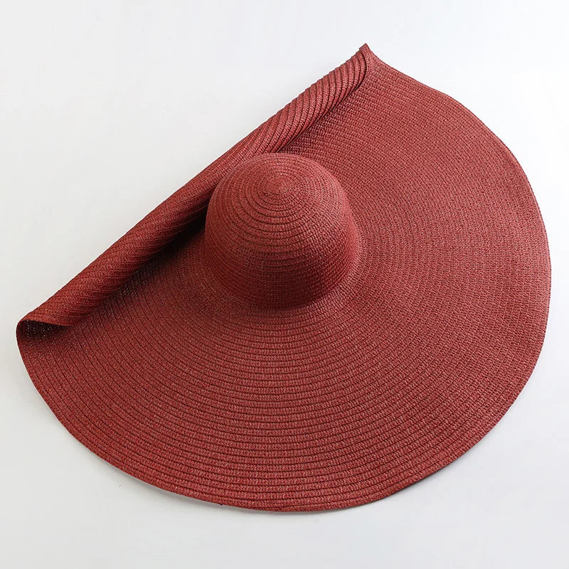 Women’s Oversized UV Protection Straw Hat